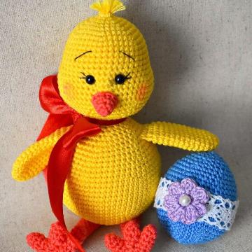 Easter chick amigurumi pattern