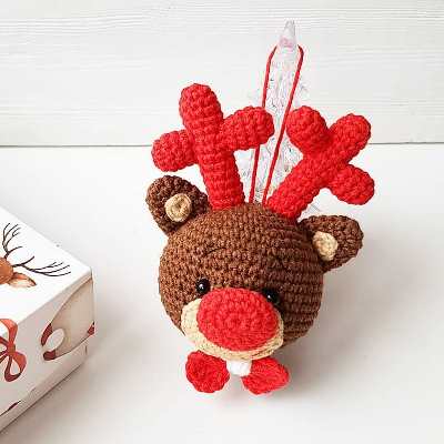 Christmas ornament crochet deer