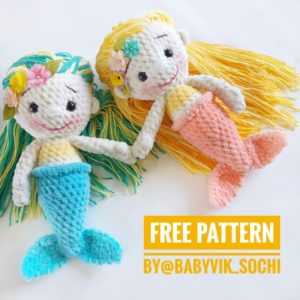 Amigurumi Mermaid doll