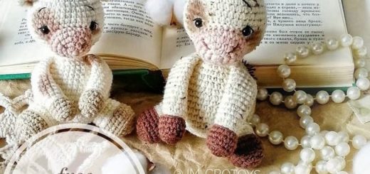 Crochet bull amigurumi