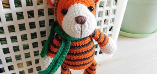 Crochet tiger amigurumi
