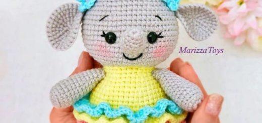 Little elephant amigurumi