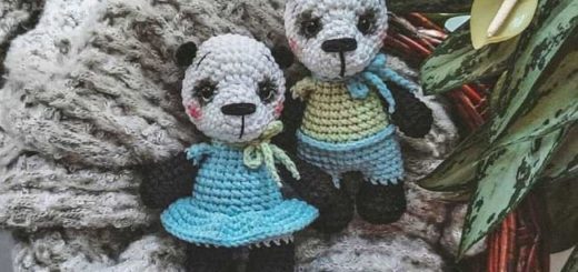 Amigurumi little panda