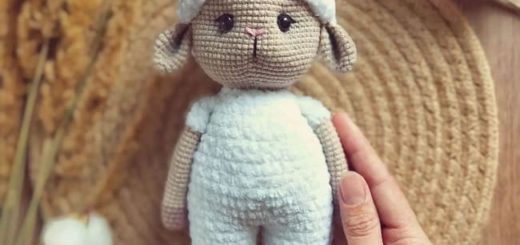 Amigurumi sweet sheep