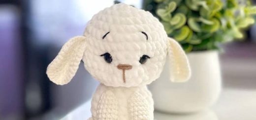 Cute crochet lamb free pattern