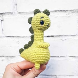 Little dinosaur amigurumi pattern