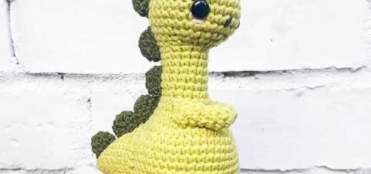 Little dinosaur amigurumi pattern