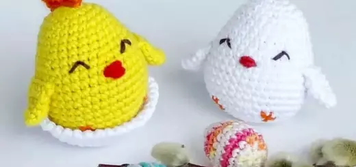 Crochet Easter chick