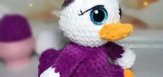 Crochet sweet duck