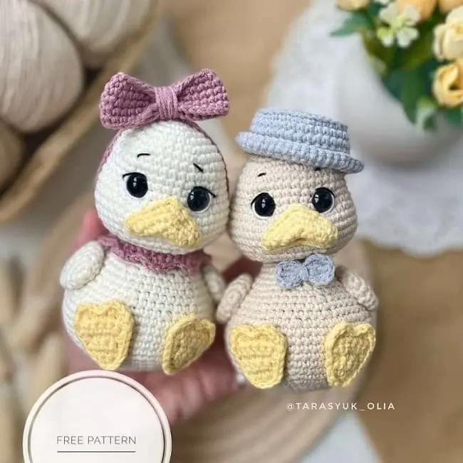 Amigurumi cute ducks