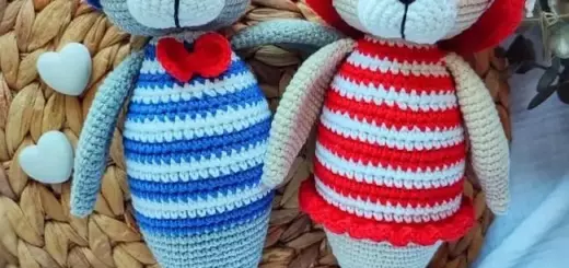 Crochet fur seal amigurumi