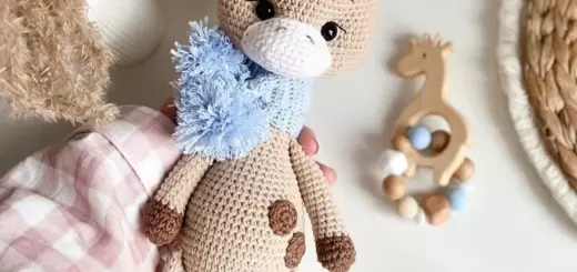 Cute giraffe amigurumi