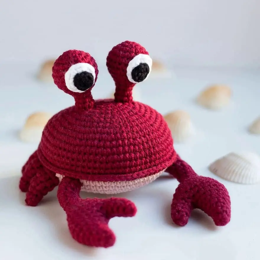 Christian the crab amigurumi Christian the crab amigurumi