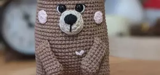 Bo the bear amigurumi