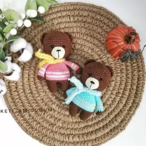 Amigurumi bear crochet pattern
