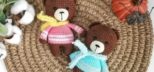 Amigurumi bear crochet pattern
