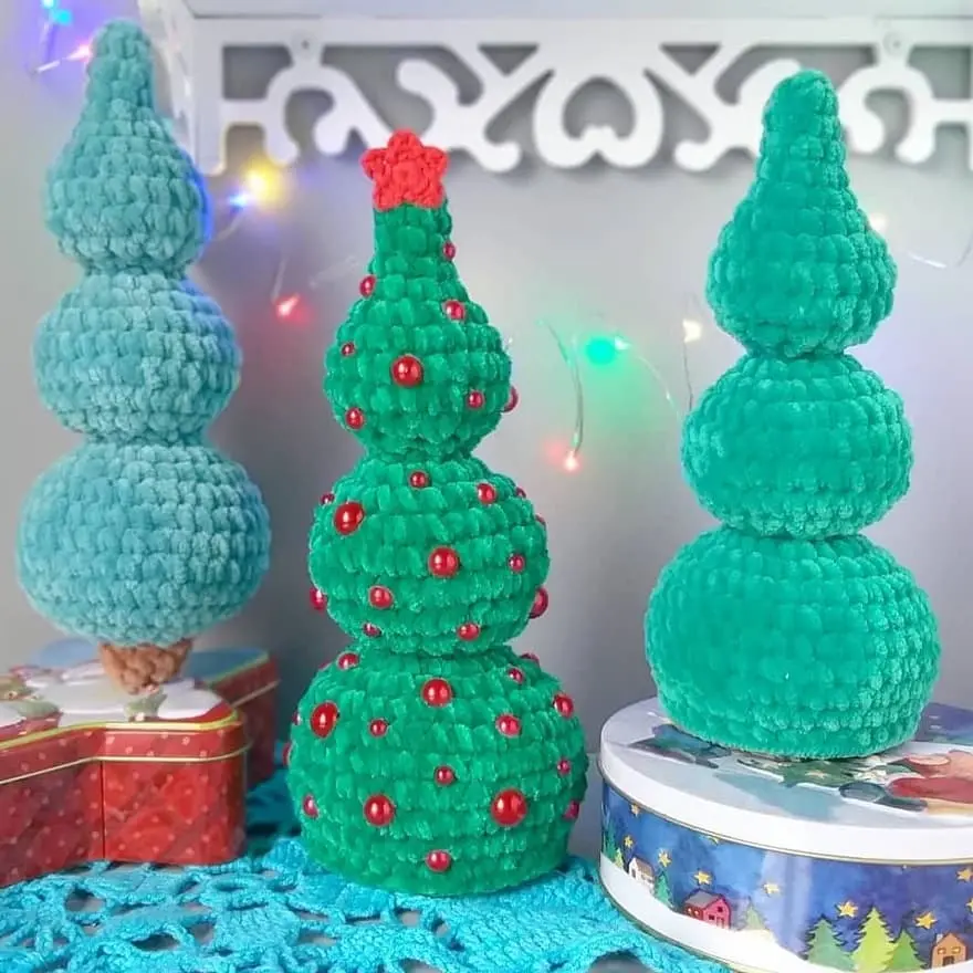 Crochet Christmas tree amigurumi pattern
