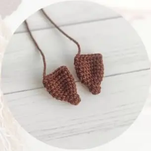 Crochet horse: ears Crochet horse ears