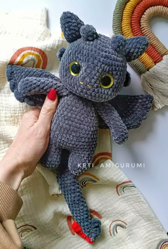 Crochet plush Toothless