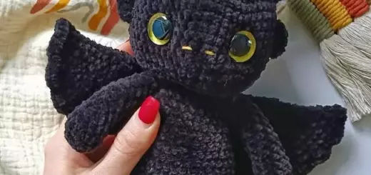 Cochet Toothless amigurumi