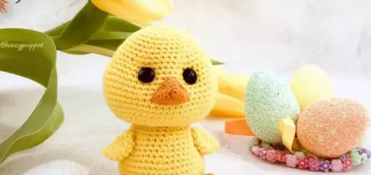 Cute little chick amigurumi