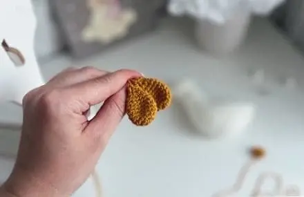 Crochet goose feet